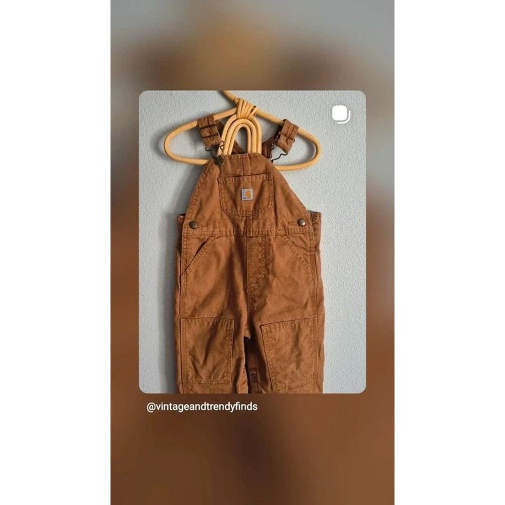 Carhartt canvas fully lined warm overall 18 mo